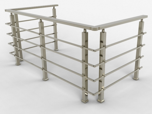 Alüminyum Kare Korkuluk Sistemleri